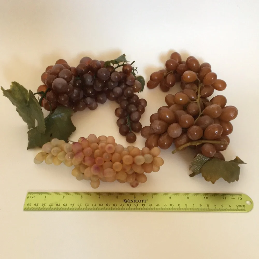 Lot #1–Three Bunches of Decorative grapes